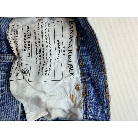 Banana Republic Women's Size 25/0 Petite Slouch Jean Relaxed Ankle Length - Picture 3 of 6